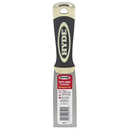 Hyde 1-1/2 in.  Pp Hh Flexible Putty Knife 06101 6101